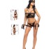 Сексуальный комплект Beauty Night SHAQUILA SET, Цвет: черный, Размеры: L/XL, изображение 3 Сексуальный комплект Beauty Night SHAQUILA SET, Цвет: черный, Размеры: L/XL, изображение 3