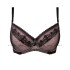 Бюстгальтер балконет пуш-ап Gorteks LANA B1 P-UP, Цвет: черно-розовый, Размеры: 70C, изображение 6