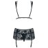Сексуальный комплект с поясом Obsessive FIGUREA SET, Цвет: черный, Размеры: L/XL, изображение 4 Сексуальный комплект с поясом Obsessive FIGUREA SET, Цвет: черный, Размеры: L/XL, изображение 4