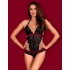 Соблазнительное боди Obsessive ROSSITA TEDDY, Цвет: черный, Размеры: L/XL