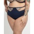 Трусы слипы высокие Kris Line JASSMIN high waist, Цвет: синий, Размеры: 2XL