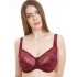 Бюстгальтер полумягкий биколор Simona M 900 бордо-роза, Цвет: бордо-роза, Размеры: 95C, изображение 4