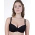 Бюстгальтер балконет пуш-ап Sermija 148-12-L чёрный, Цвет: чёрный, Размеры: 90C, изображение 2