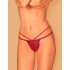Трусики стринги Obsessive IVETTA THONG, Цвет: рубин, Размеры: L/XL