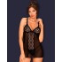 Сексуальная сорочка с трусиками Obsessive LUCITA CHEMISE, Цвет: черный, Размеры: S/M Сексуальная сорочка с трусиками Obsessive LUCITA CHEMISE, Цвет: черный, Размеры: S/M