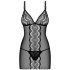 Сексуальная сорочка с трусиками Obsessive LUCITA CHEMISE, Цвет: черный, Размеры: S/M, изображение 3 Сексуальная сорочка с трусиками Obsessive LUCITA CHEMISE, Цвет: черный, Размеры: S/M, изображение 3