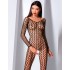 Эротический комбинезон сетка Passion BS 068 black, Цвет: черный, Размеры: UN