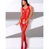 Эротический комбинезон сетка Passion BS 072 red, Цвет: красный, Размеры: S/M, изображение 2