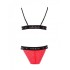 Соблазнительный комплект Passion GLAMISS SET red-black, Цвет: красный, Размеры: L/XL, изображение 4
