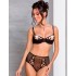 Сексуальный комплект Passion LOVELIA BIKINI black, Цвет: черный, Размеры: L/XL