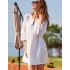 Хлопковая пляжная туника Mia-Amore ARGENTINA 1371, Цвет: белый, Размеры: XL, изображение 3