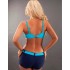 Купальник пуш-ап с шортами Verano OFELIA NEW navyblue-blue, Цвет: голубой, Размеры: M, изображение 2