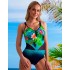 Слитный купальник Verano SALOMEA navyblue-colorful, Цвет: темно-синий, Размеры: M