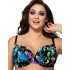 Верх купальника с уплотненной чашкой Ava SK118 U, Цвет: флора, Размеры: 75G, изображение 3