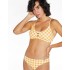 Раздельный купальник-бралетт Ysabel Mora 81626, Цвет: желтый/белый, Размеры: 70B