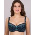 Бюстгальтер балконет кружево биколор Simona M 608/98 кварц-лазурит, Цвет: кварц-лазурит, Размеры: 85B, изображение 4