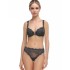 Модный комплект пуш-ап и бразилиана Mioocchi VIVIAN 758080 antracite, Цвет: antracite, Размеры: 65B