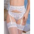 Кружевной пояс для чулок Mioocchi VIVIAN 7685 bianco, Цвет: bianco (белый), Размеры: XL