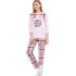 Пижама из хлопка Primaverina COFFEE PN-LLB02, Цвет: пудра, Размеры: M