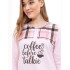 Пижама из хлопка Primaverina COFFEE PN-LLB02, Цвет: пудра, Размеры: M, изображение 3