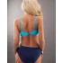 Купальник пуш-ап с высокими плавками Verano LAURA NEW navyblue-blue, Цвет: голубой, Размеры: M, изображение 2