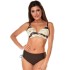 Раздельный купальник с чашками без косточек Ewlon A.8025_857, Цвет: коричневый, Размеры: S