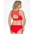 Спортивный купальник с топом Fianeta 2623 красный, Цвет: красный, Размеры: 75C, изображение 2