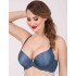 Бюстгальтер балконет пуш-ап Nikol Djumon 132 01 французский синий, Цвет: французский синий, Размеры: 75E