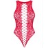 Соблазнительное боди Obsessive B120 TEDDY, Цвет: красный, Размеры: S/M/L, изображение 3
