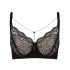 Бюстгальтер балконет Esotiq 38749 RELISH черный/бежевый, Цвет: черный/бежевый, Размеры: 75G, изображение 4