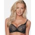Бюстгальтер балконет пуш-ап Esotiq 38779 RUMBA черно-бежевый, Цвет: черно-бежевый, Размеры: 70D