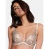 Бюстгальтер планж со съемным пуш-ап Esotiq RHONDA 38773 бежевый с черным, Цвет: бежевый с черным, Размеры: 70D