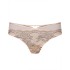 Кружевные трусы стринги Esotiq RHONDA 38774 бежевый с черным, Цвет: бежевый с черным, Размеры: L, изображение 3