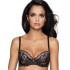 Бюстгальтер балконет пуш-ап MAT AMARA M-2902-11, Цвет: черный/бежевый, Размеры: 70D