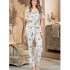 Комплект с брюками вискоза Mia-Amore NIKA 1636, Цвет: экрю, Размеры: S