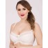 Бюстгальтер балконет кружево биколор Simona M 608 молоко-роза, Цвет: молоко-роза, Размеры: 85F, изображение 4