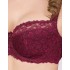 Бюстгальтер балконет Simona M 608 бордо, Цвет: бордо, Размеры: 80C, изображение 5