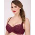 Бюстгальтер на сшивном поролоне Simona M 802/24 бордовый, Цвет: бордо, Размеры: 85F, изображение 7