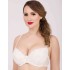 Бюстгальтер балконет пуш-ап биколор Simona M 870 молоко-роза, Цвет: молоко-роза, Размеры: 95B, изображение 5