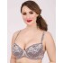 Бюстгальтер балконет пуш-ап биколор Simona M 870 серо-розовый, Цвет: серо-розовый, Размеры: 75E, изображение 5