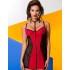 Соблазнительная сорочка + стринги Avanua COLINE CHEMISE, Цвет: красный, Размеры: S/M
