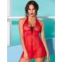 Красная сорочка + стринги Avanua FREYA CHEMISE, Цвет: красный, Размеры: L/XL