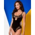 Соблазнительное боди Avanua MAXIME BODY BLACK, Цвет: черный, Размеры: S/M