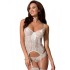 Мягкий корсет с пажами + стринги Avanua MAXIME CORSET ECRU, Цвет: экрю, Размеры: 2XL/3XL, изображение 2