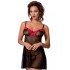 Соблазнительная сорочка + стринги Avanua VALENTINE CHEMISE RED, Цвет: красный, Размеры: L/XL, изображение 2