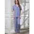 Комплект из натуральной вискозы Mia-Amore LIA 6436, Цвет: синий, Размеры: S, изображение 2