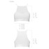 Хлопковый топ Passion PS006 TOP WHITE, Цвет: белый, Размеры: M, изображение 3