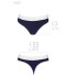 Хлопковые трусики-стринги Passion PS007 PANTIES NAVY BLUE, Цвет: синий, Размеры: L, изображение 3