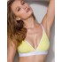 Хлопковый топ-триангул без косточек Passion PS007 TOP YELLOW, Цвет: желтый, Размеры: L