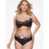 Раздельный купальник с мягкой чашкой Fianeta 2842, Цвет: черный, Размеры: 100C
